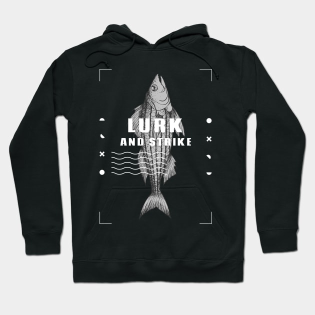 Lurk and Strike Sport Fishing Hoodie by Distinkt